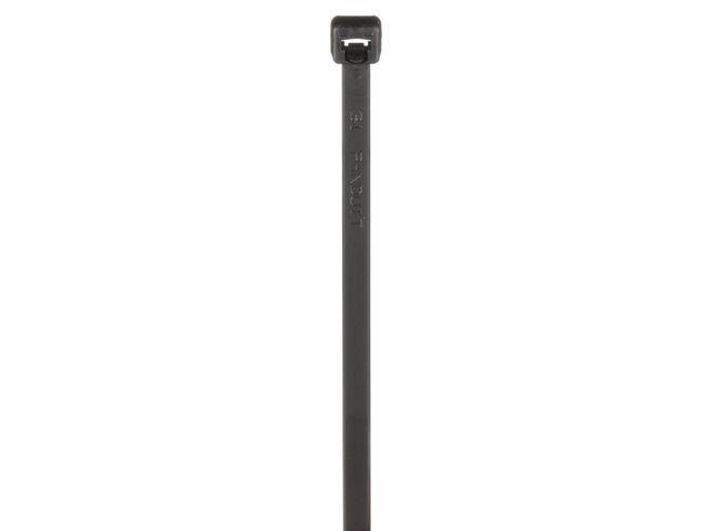 PRT4H-L0 Pan-Ty Releasable Tie, Light-Heavy, 14.5' Length, Weather Resistant Nylon 6.6, Black (Pack of 50)