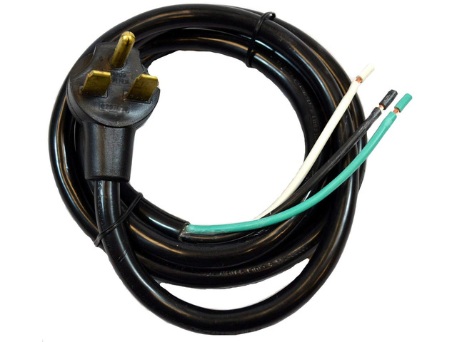 NEMA 6-30P to Roj 6 10-Gauge 3-Wire Appliance and Power Tool Cords 8 Feet Replacement SJTW Power Cord with Open End