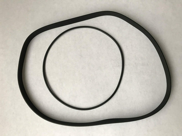 2 Replacement Belt for Set Sony TC-640 TC-640B Reel to Reel Player