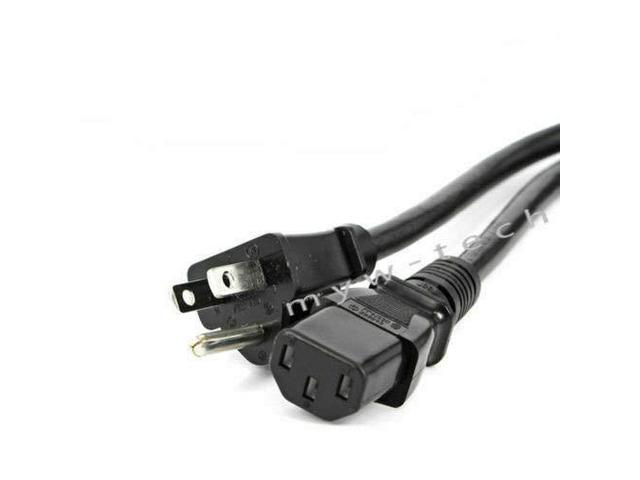 AC Power Cord Cable for Rockville APM8 APM8B APM8C APM8W Studio Monitor Speaker