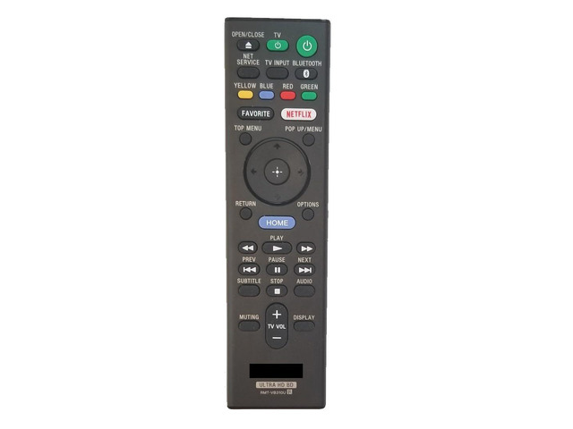 Replacement Remote Control Compatible with Sony Bluray Models UBPX80, UBP-X80, UBPX800, UBP-X800, UBPX800M2, UBP-X800M2, UBPX1100ES, UBP-X1100ES...