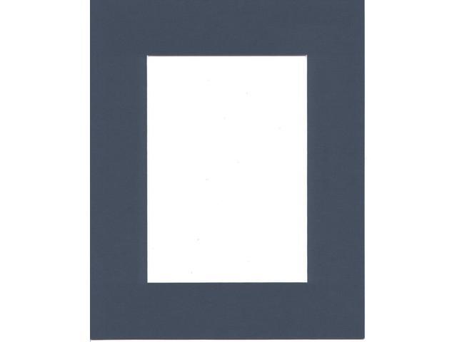 22x28 Baltic Blue Picture Mats with White Core Bevel Cut for 18x24 Pictures