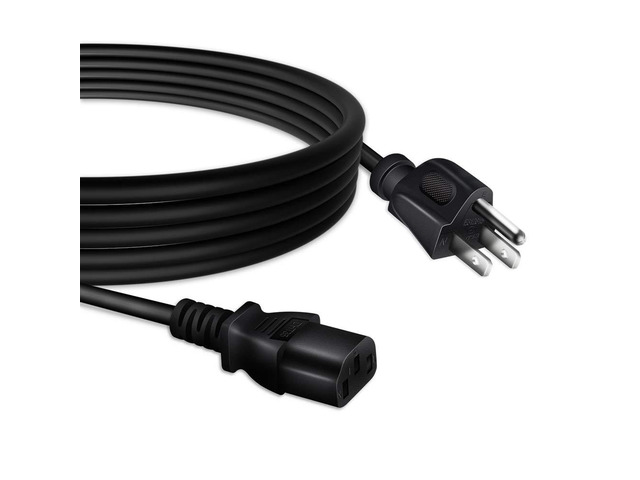 5ft UL AC Power Cable Compatible with Dell D2421H D2719HGF D2721H E2222H E2222HS LED Monitor
