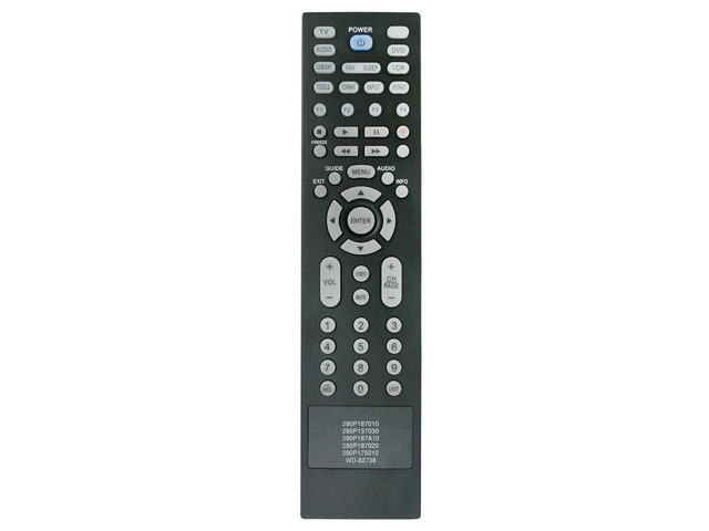 New 290P187A20 290P187020 Replaced Remote for Mitsubishi TV LT-40164 LT-46164