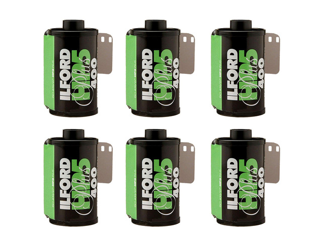 6 X HP5 Plus, Black and White Print Film, 135 (35 mm), ISO 400, 24 Exposures (1700646)