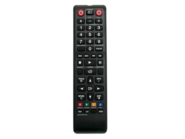 New AK59-00149A Replace Remote Compatible with Samsung Blu-Ray Disc Player BD-F5100 BD-FM51