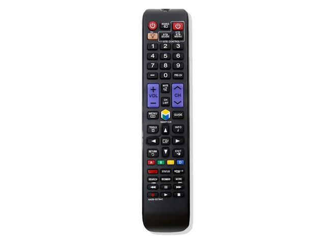 AA59-00784C TV Remote Control for Samsung TV in Living Rooms or Rooms Size approximately 7 x 2 x 1 in, Replacement Remote Compatible Models...