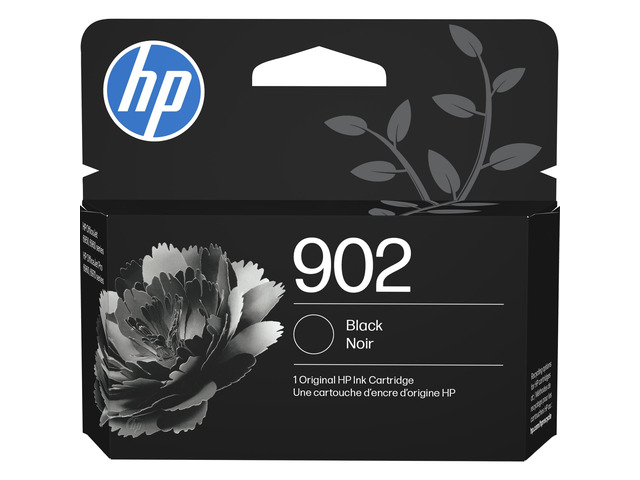902 Black Ink Cartridge Works with OfficeJet 6950, 6960, Pro 6960, 6970 Series T6L98AN