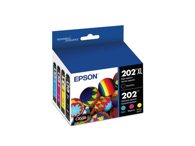 T202XL-BCS Claria Ink Cartridge Multi-pack - High-capacity Black and Standard-capacity Color (CMYK)