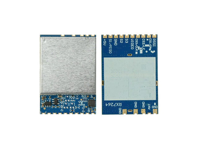 RX7264 FPV Transmitter Receiver Module 6110-7210MHz Video Transmission High Sensitivity for Drones And DIY Projects