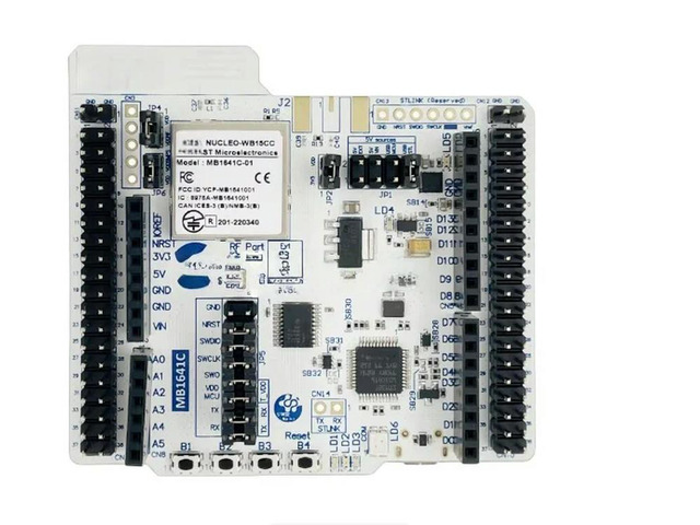 NUCLEO-WB15CC Nucleo-64 development board with STM32WB15CT6 MCU