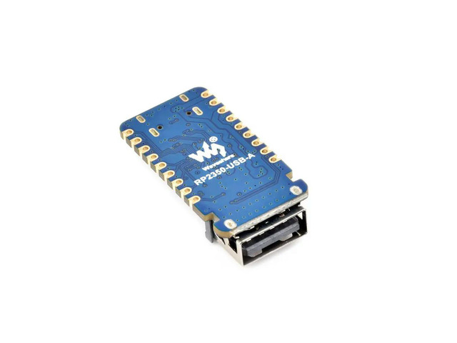 RP2350-USB-A Mini Development Board,Based On Raspberry Pi RP2350A Dual-core & Dual-architecture Microcontroller,150MHZ