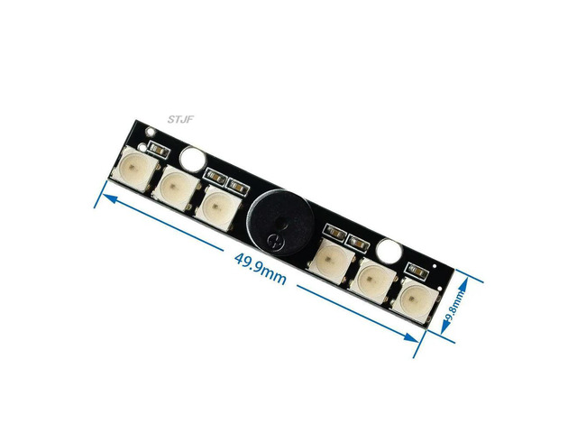 WS2812B LED & 5V Active Buzzer 6*RGB Chips LED Indicator For NAZE32 Skyline32 Flight Control