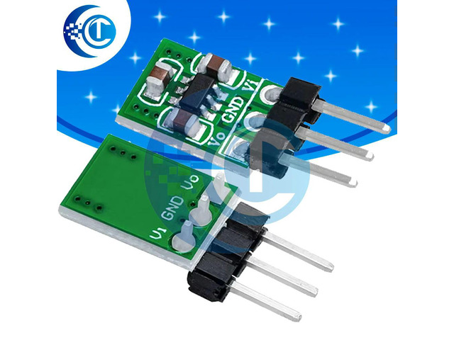Mini 2-in-1 DC/DC Converter: Low Noise Regulated Charge Pump 1.8V/3V/3.7V/5V to 3.3V (Boost & Buck)