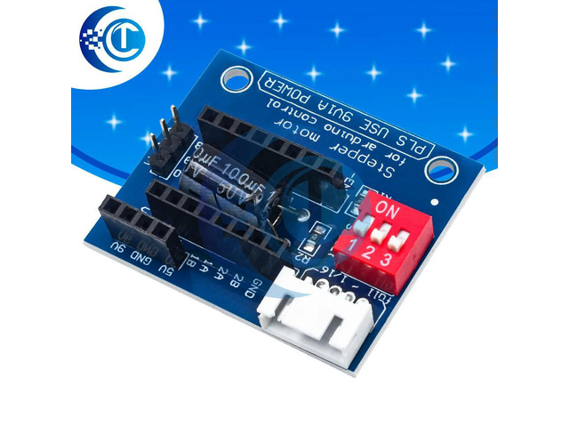 CLT Stepper Motor Driver Shield: 3D Printer Control Extension Board Compatible with A4988/DRV8825