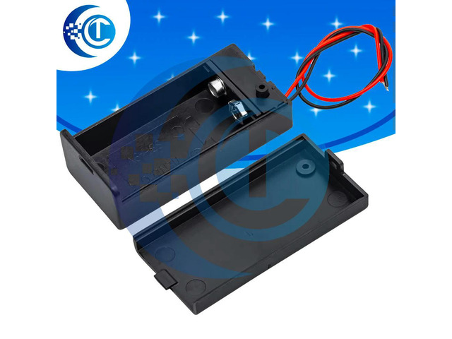 DEC22 9V Case (Hot Sale) - Plastic Holder with Leads & ON/OFF Switch for DIY Projects