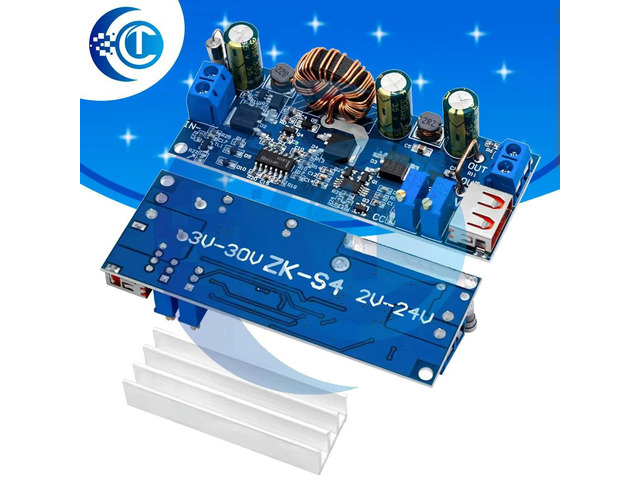 DC DC Step Up Boost Converter 2-24v to 3-30v 4A 80w CC CV Power Module Adjustable Regulated power supply 3.7V 6V 9V 12V With USB