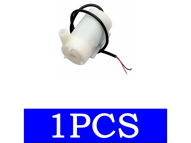 DC 2.5-6V Mini Submersible Water Pump: Brushless Motor with 120L/H Flow Rate Low-Noise for Aquariums & DIY