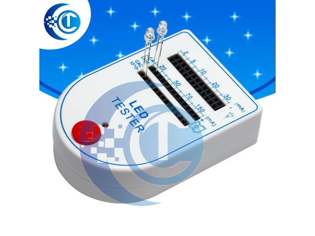 Adjustable Current LED Tester (2-150mA): Compact Handheld Tool for LEDs & Light Bulbs