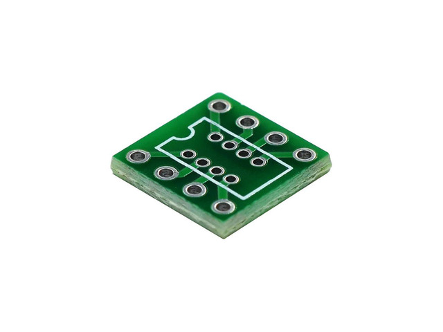 50pcs DIP8 to SOP8 in-line to patch adapter Sound card upgrade adapter board 1.27 to 2.54