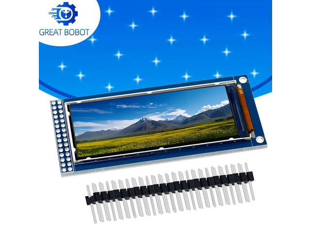 2.86' 376×960 High-Res TFT Display Module - ST7701 SPI 2.8-3.3V, Compatible for /STM32