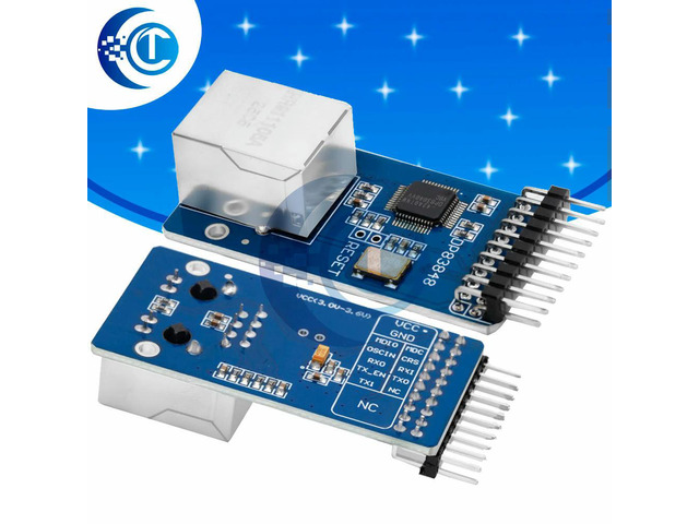 DP83848 Ethernet Module: 10/100 Mb/s Physical with RJ45 Connector For