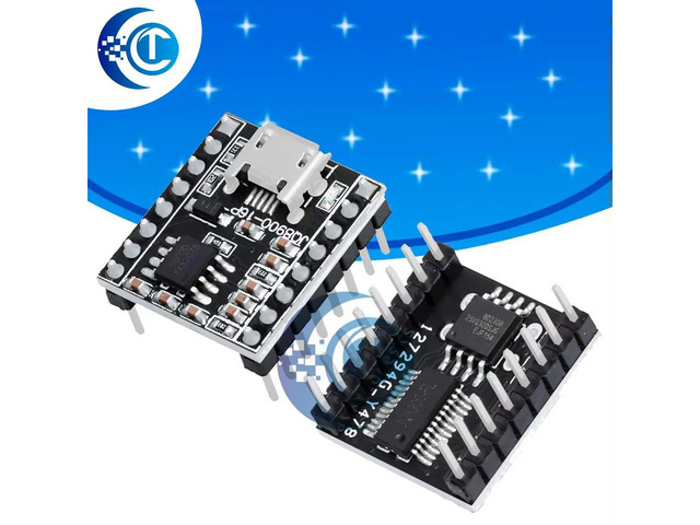 JQ8900-16P Voice Module: Customized Music, ligent Voice Broadcast & MP3 Recognition USB Serial Port