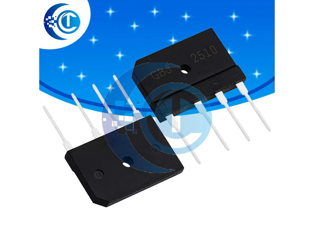 1PCS GBJ2510 Rectifier Bridge: 25A 1000V Diode Module with ZIP Package In Stock Now