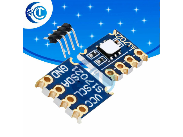 SI7021-A20-GM1R Temperature & Humidity Sensor: High-Precision I2C Interface, Industrial-Grade Module