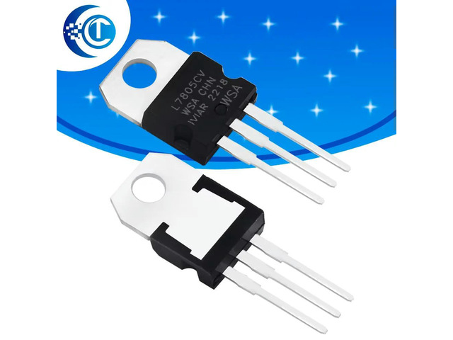10PCS L7805CV 5V Linear Voltage Regulator, TO-220 Positive Regulator L7805