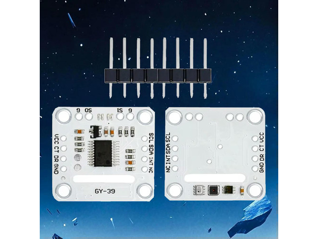DIY Electronics GY-39 4-in-1 Sensor (1PC) - Serial Output Environmental Monitor for Light, Temp, Humidity & Pressure