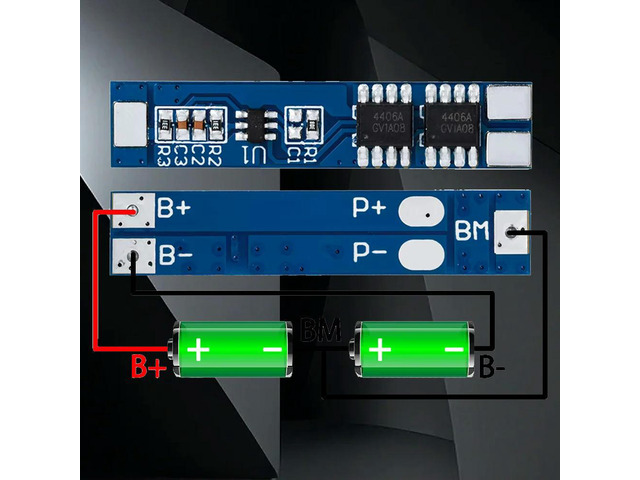 2S 5A BMS Protection Board 7.4V 8.4V Balance Charger for Li-ion