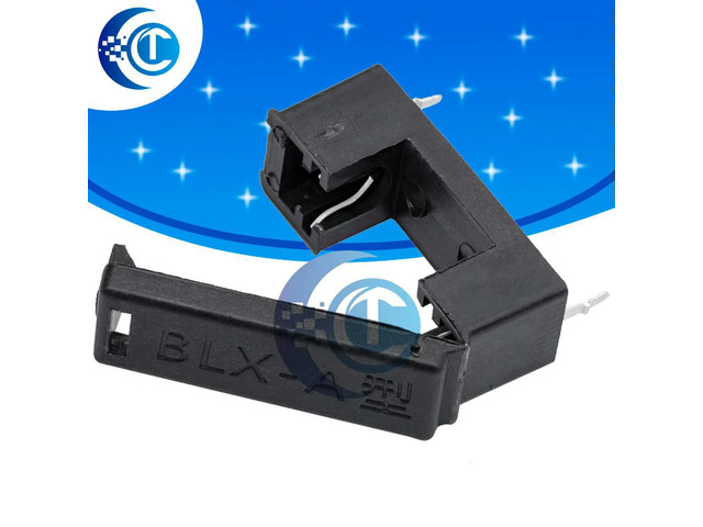 10PCS BLX-A Type Fuse Holder: 5x20mm Fuse Seat with Protective Cover for Fuse Tubes