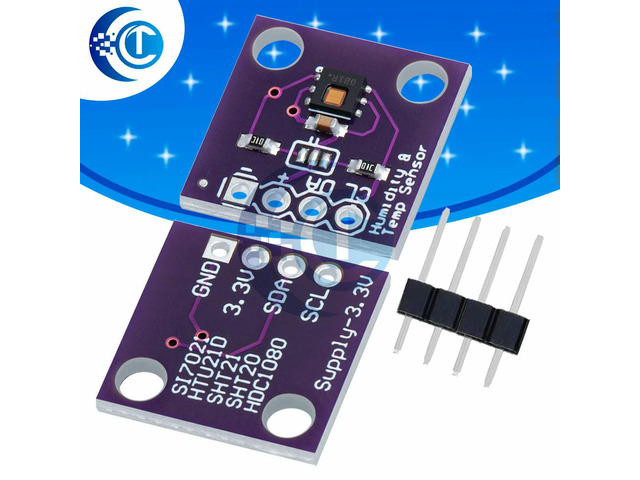 Ultra-Precise HDC1080 Sensor Module (1PC) GY-213V Low Power Temp & Humidity Detector for