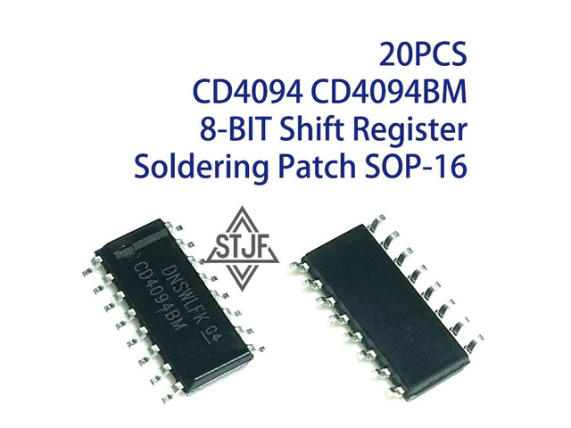 20PCS CD4094 CD4094BM 8-BIT Shift Register Soldering Patch SOP-16