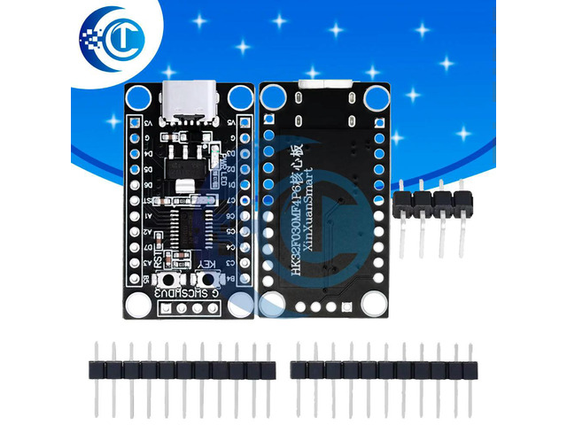 HK32F030MF4P6 Core Minimum System Board, Alternative Replace STM8S003 Learning Development Module