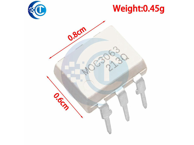 CLT IT 10PCS MOC3063 DIP6 IC DIP-6 Opto Triac Coupler Chip