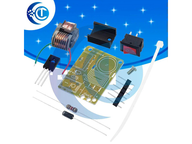 3.7V to 15KV High Voltage Inverter Kit U-Core Transformer Arc Generator for DIY