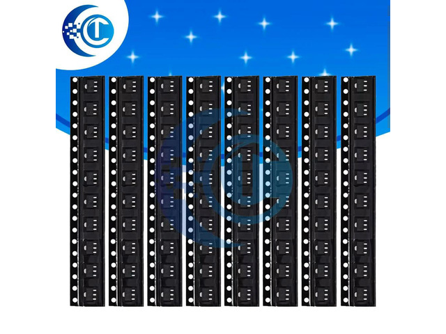 80PCS 8 Types SOT-89 SMD Transistor Assortment Kit Electronic Components for Voltage Regulation and Repair
