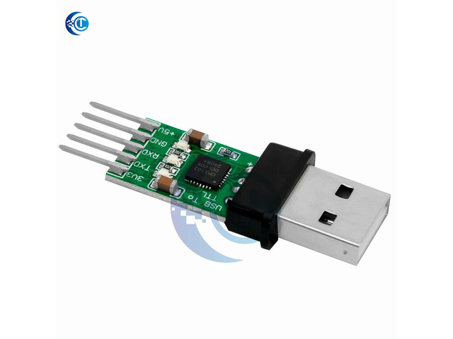 Aluminum Shell CP2102 USB 2.0 to TTL UART Module 6Pin Serial Converter, Supports 5V/3.3V, STC Replace FT232 for