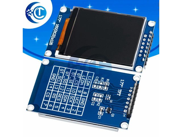 1PC for /STM32 SPI TFT Color Screen - 1.77-Inch 128×160 Serial Port LCD Module
