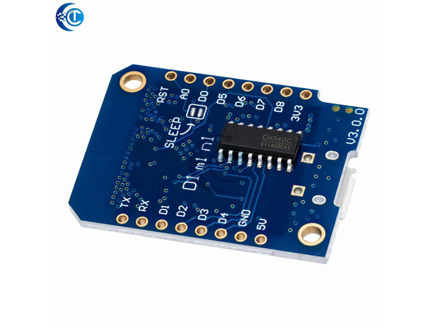 4MB IoT ESP8266 Module - Wemos D1 Mini V3.0.0 CH340G Board for, NodeMCU & MicroPython Projects