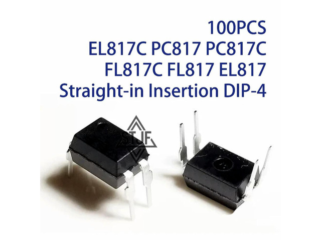 100PCS EL817C PC817 PC817C FL817C FL817 EL817 Straight-in Insertion DIP-4
