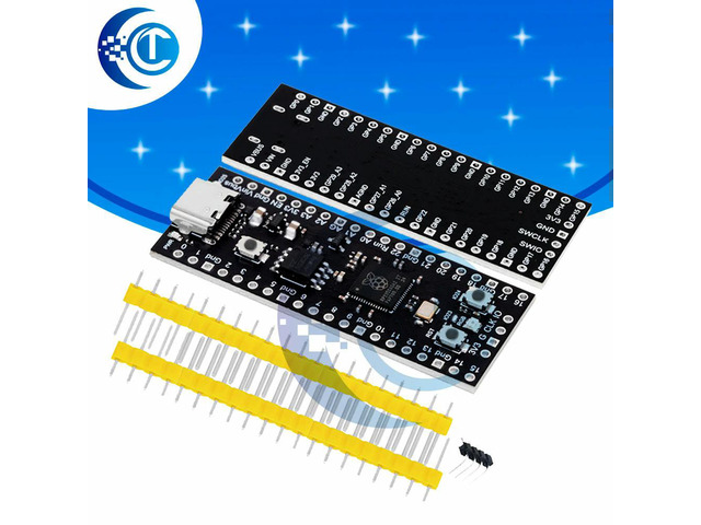 RP2350A Core Development Board: 128Mbit (16MB) Memory Dual-Core, Raspberry Pi Pico 2 Compatible (Type-C)
