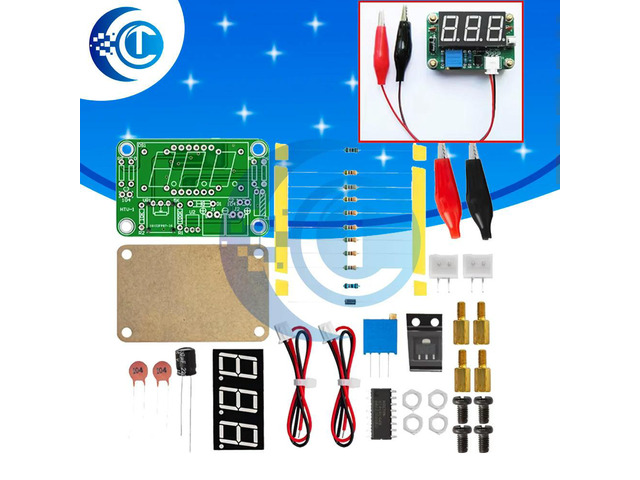 1 Set DC 3.5~25V VOT-8 DIY Voltmeter Kit Electronic Production Suite Voltage Meter Module