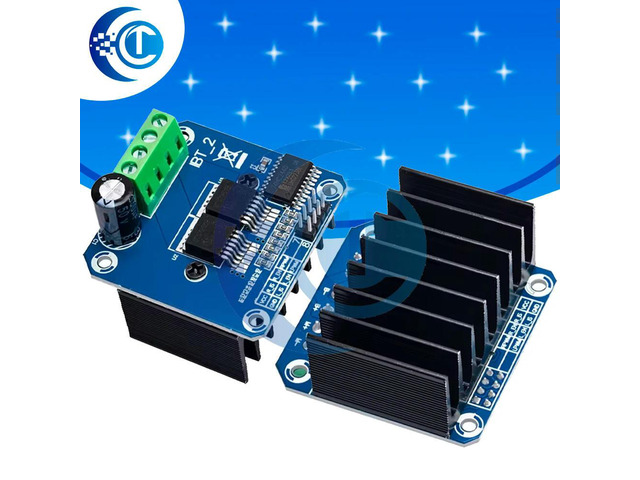 Dual BTS7960 43A High-Power H-Bridge Motor Driver Module for Car & Robotics DIY Projects