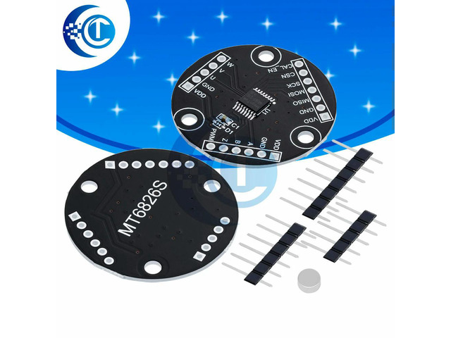 MT6826S High Precision High Speed Magnetic Encoder Magnetic Induction Angle Measurement Sensor Module for
