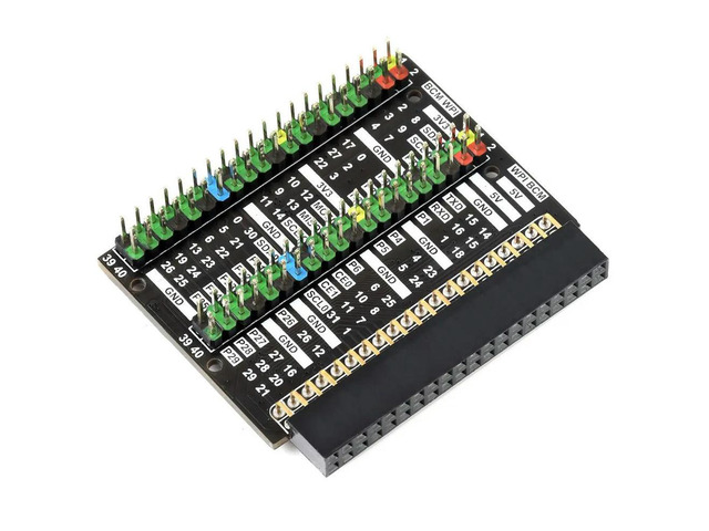 PI400-GPIO-ADAPTER-B,Raspberry Pi 400 GPIO Header Adapter Header Expansion 2x 40PIN Header