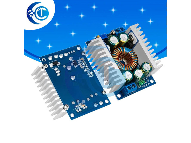 DC-DC Buck Converter 12A Adjustable Step-Down Power Module 95% High Efficiency Low Ripple for Automotive & DIY Projects