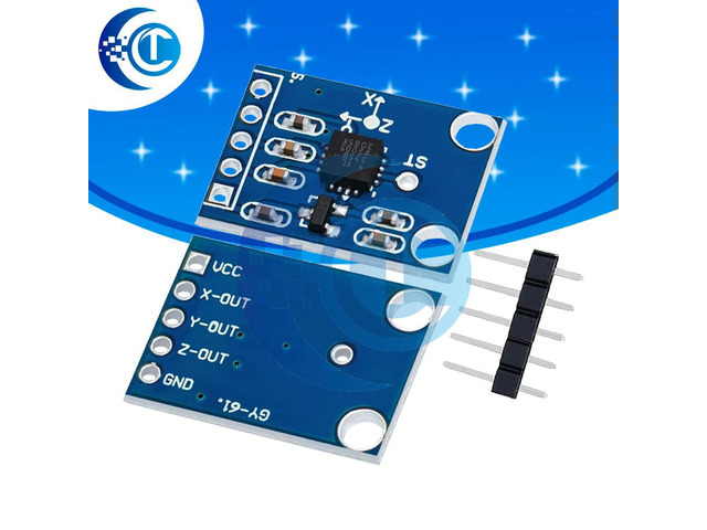 GY-61 ADXL335 3-Axis Analog Output Accelerometer Module, Angular Transducer 3V-5V